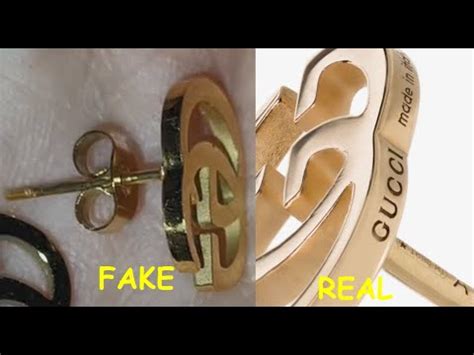 how to spot a fake gucci earrings|gucci earrings copy.